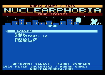 True Stories — Menu programu